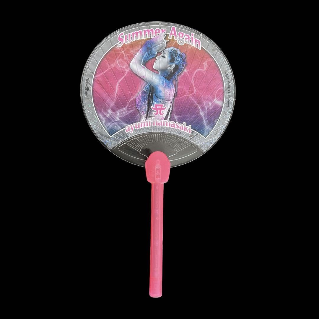 美品】浜崎あゆみ 会場限定LIVEグッズ 光るうちわ 3本セット 浜崎
