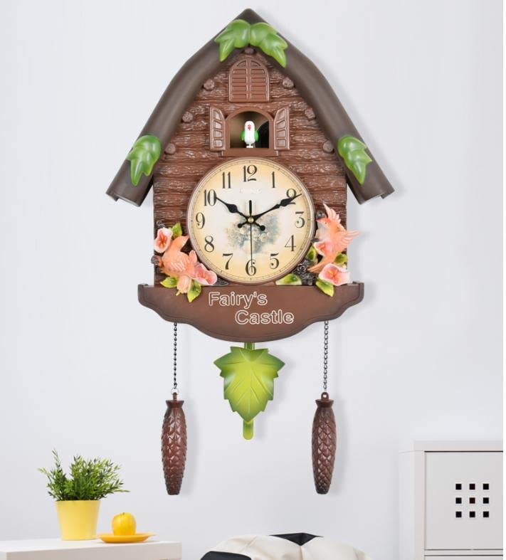 Buy Three Secondz Analog, Plastic Cuckoo Bird Wall Clock With