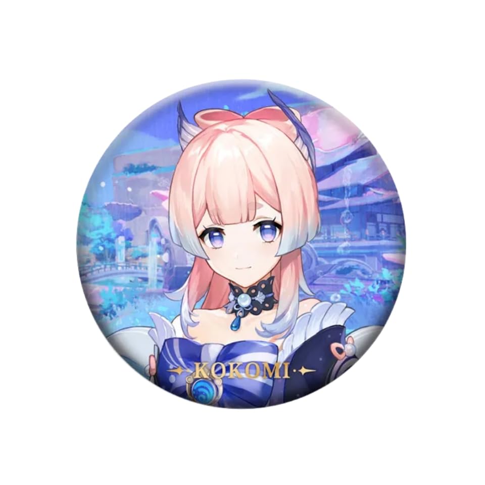 Amazon.co.jp: 原神シリーズ キャラクター缶バッジ Genshin 珊瑚宮心海