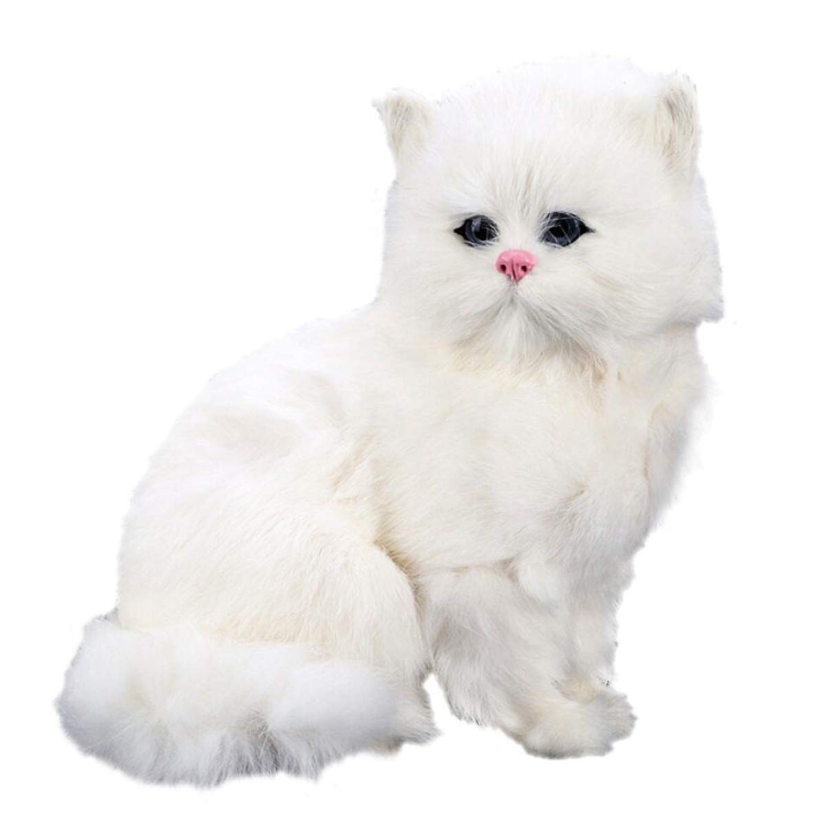 Amazon.co.jp: シミュレートされた猫の動物モデル-白いペルシャ猫の
