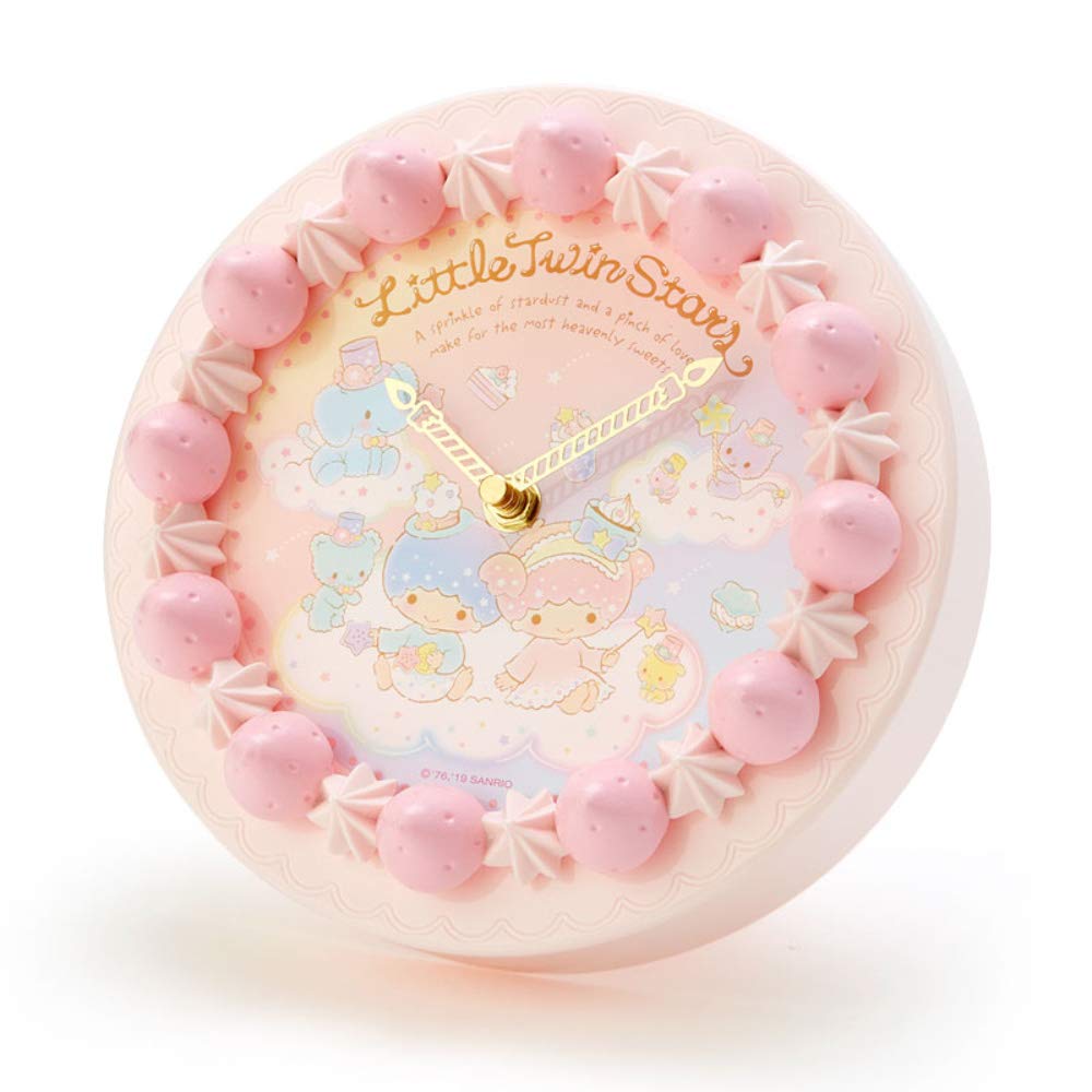 Amazon | サンリオ(SANRIO) リトルツインスターズ ケーキ形掛け時計
