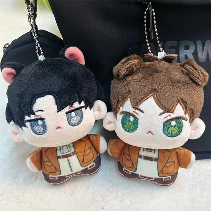 進撃の巨人 リヴァイ エレン USJ ユニバ限定 ぬいぐるみカチューシャ