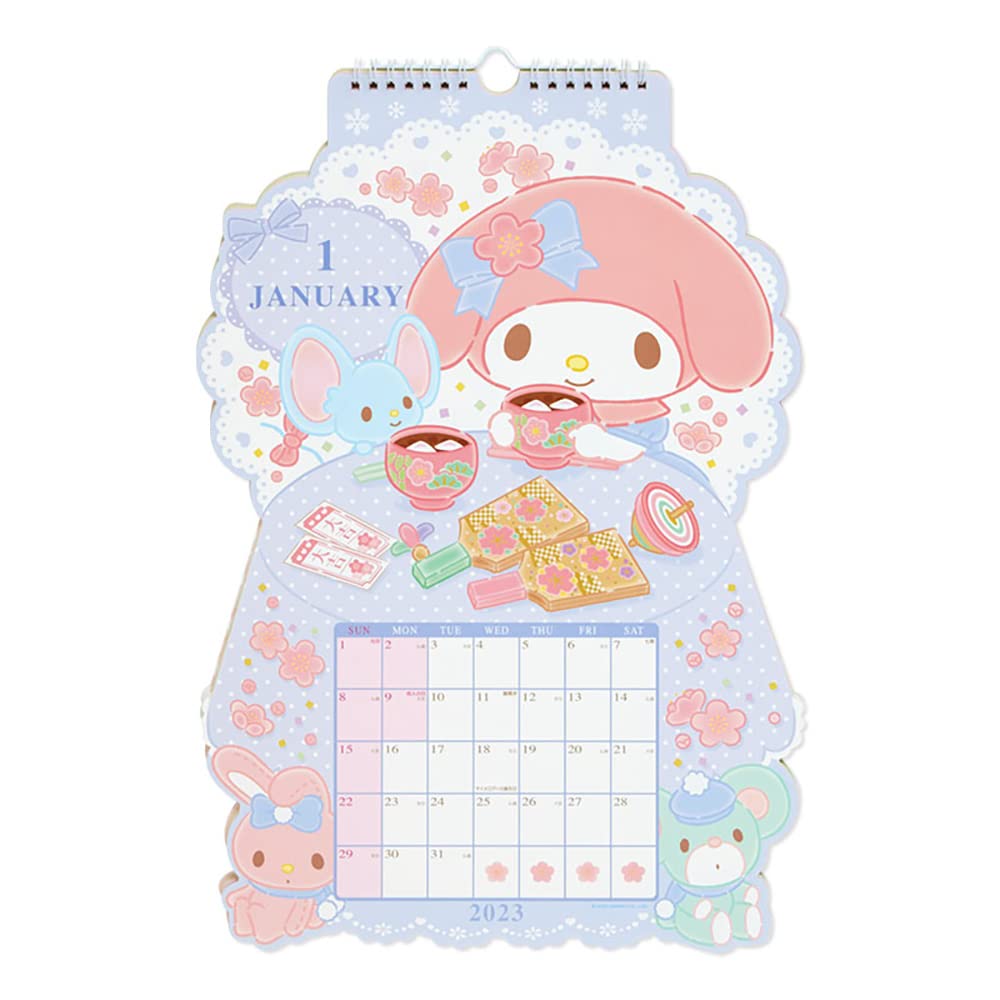 Amazon.co.jp: サンリオ(SANRIO) サンリオ カレンダー 2023年 壁掛け