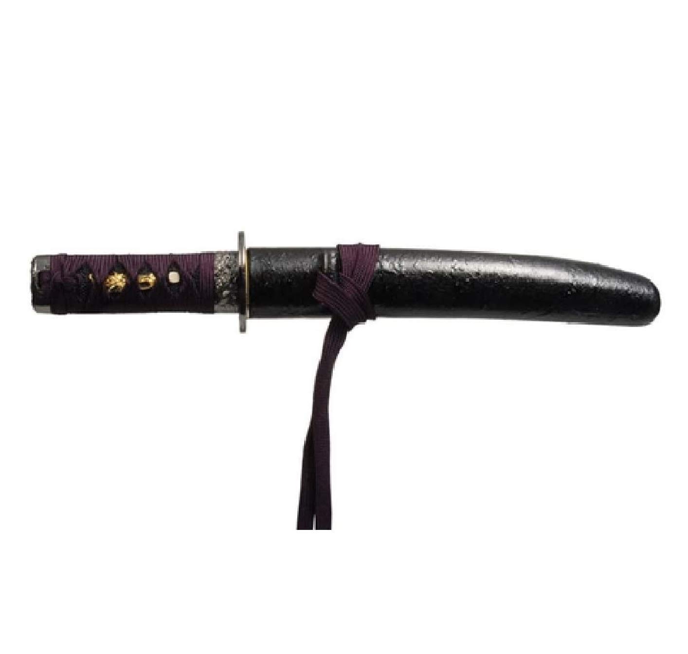 12寸百錬鋼挟み鋼武士刀【蝶短刀】 武具 刀装具 日本刀 模造刀 居合刀
