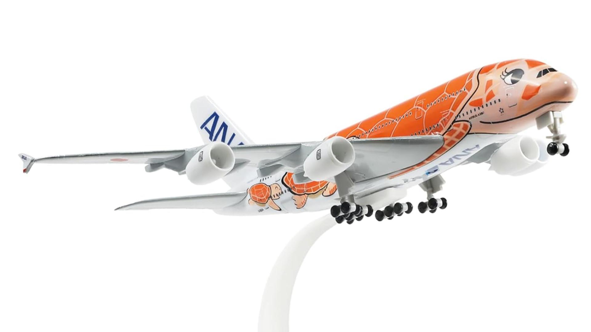 Amazon.co.jp: QIYUMOKE A380 1/300 ANAカラー オレンジ タートル