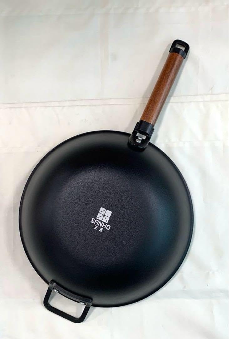 Amazon.co.jp: サンホ 鉄製深型 フライパン 32cm SANHO IH : ホーム
