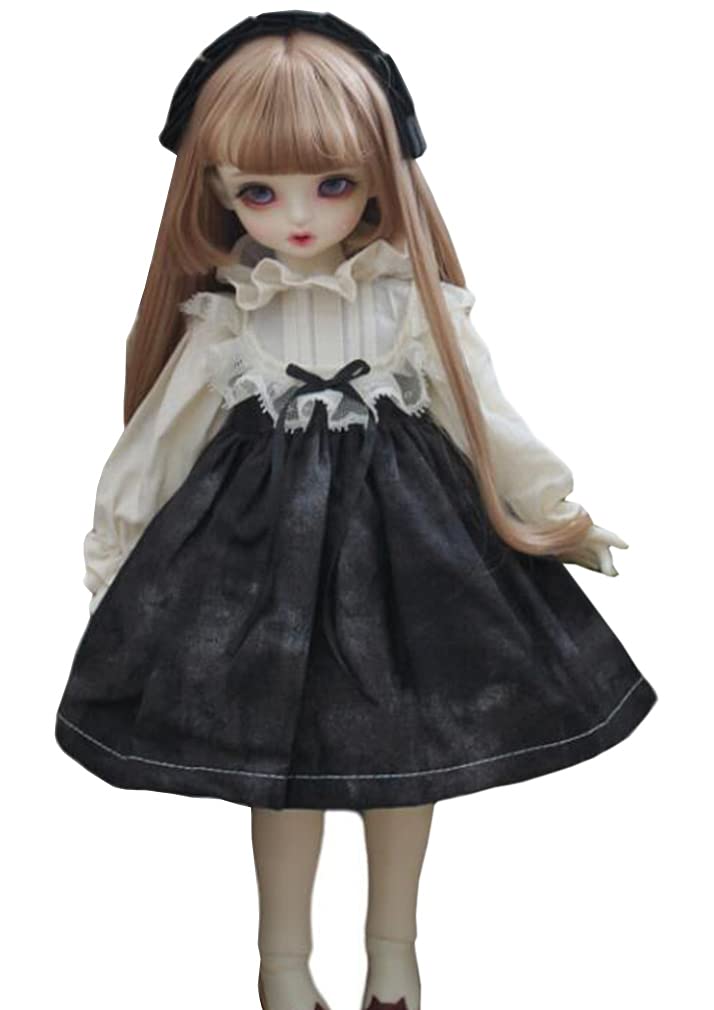 Amazon | 1/6 1/4 1/3ドール服 人形服 ワンピース 人形ドレス メイド服
