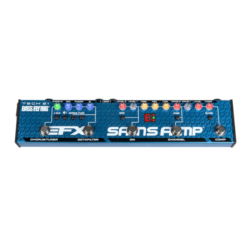 Amazon.com: Tech 21 Bass FlyRig v2 Bass Multi-FX Pedal : Musical