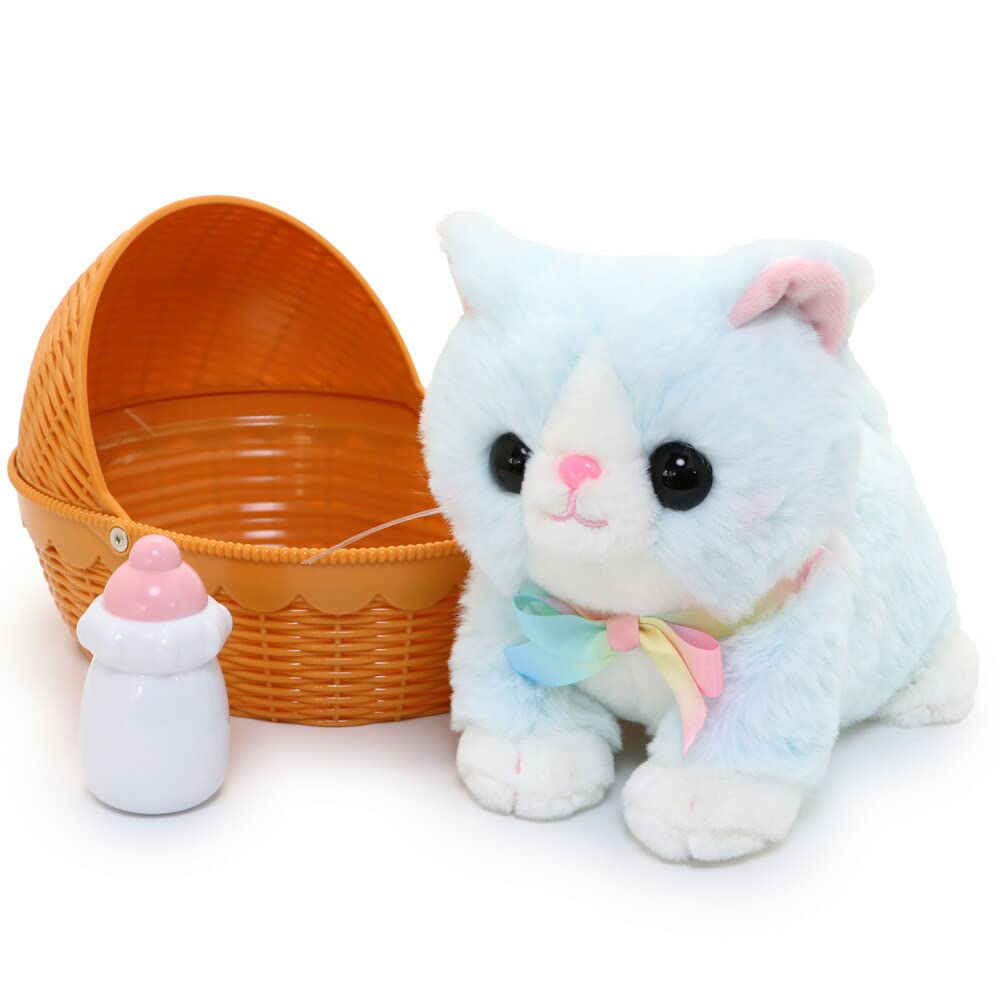 Amazon.co.jp: マザーガーデン さわって猫ちゃん 空色 マンチカン