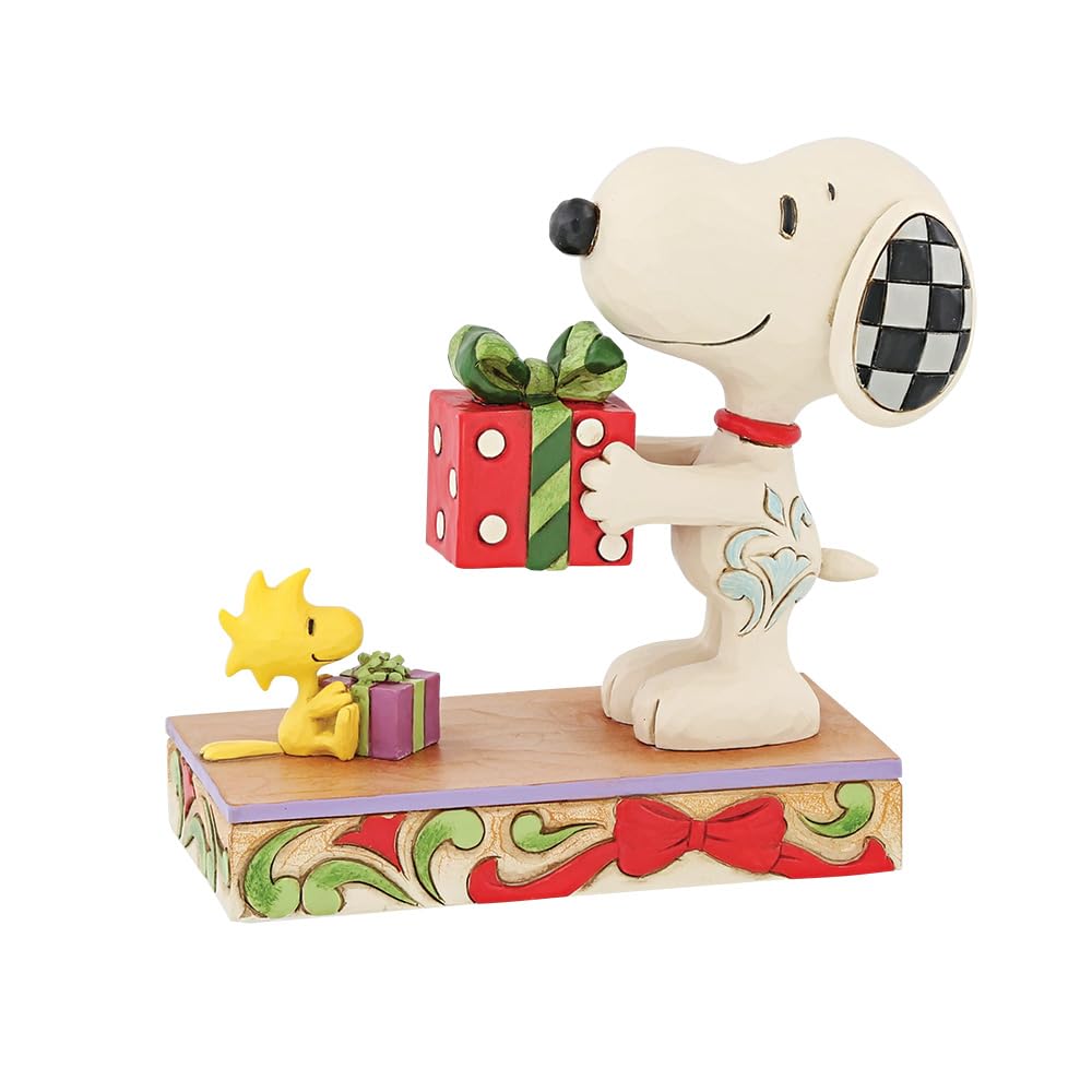 Amazon.co.jp: Enesco Jim Shore ピーナッツ スヌーピーとウッド