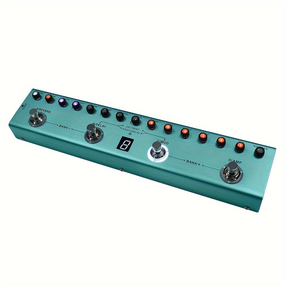 Amazon.com: Tank G Portable Guitar Multi-Effects Pedal with 36