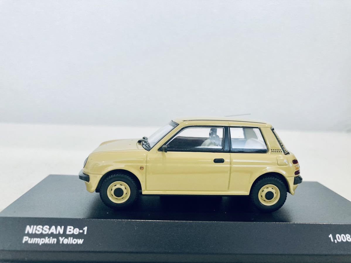 Amazon.co.jp: 【】1/43 京商 日産 Be-1 パンプキンイエロー (スチール