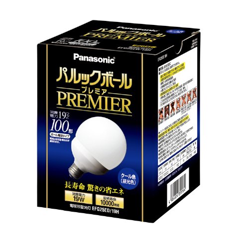 Amazon | パナソニック 蛍光灯電球形 パルックボールプレミアG25W