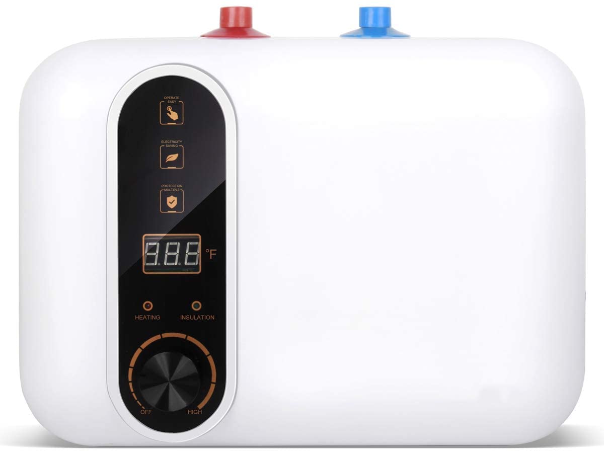Amazon | 電気温水器 110V/1500W 小型電気温水器 30℃~65℃調節可 電気