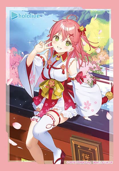 α1 ホロライブ 桜&鳥居&35P さくらみこ スリーブ&プレイマット α1