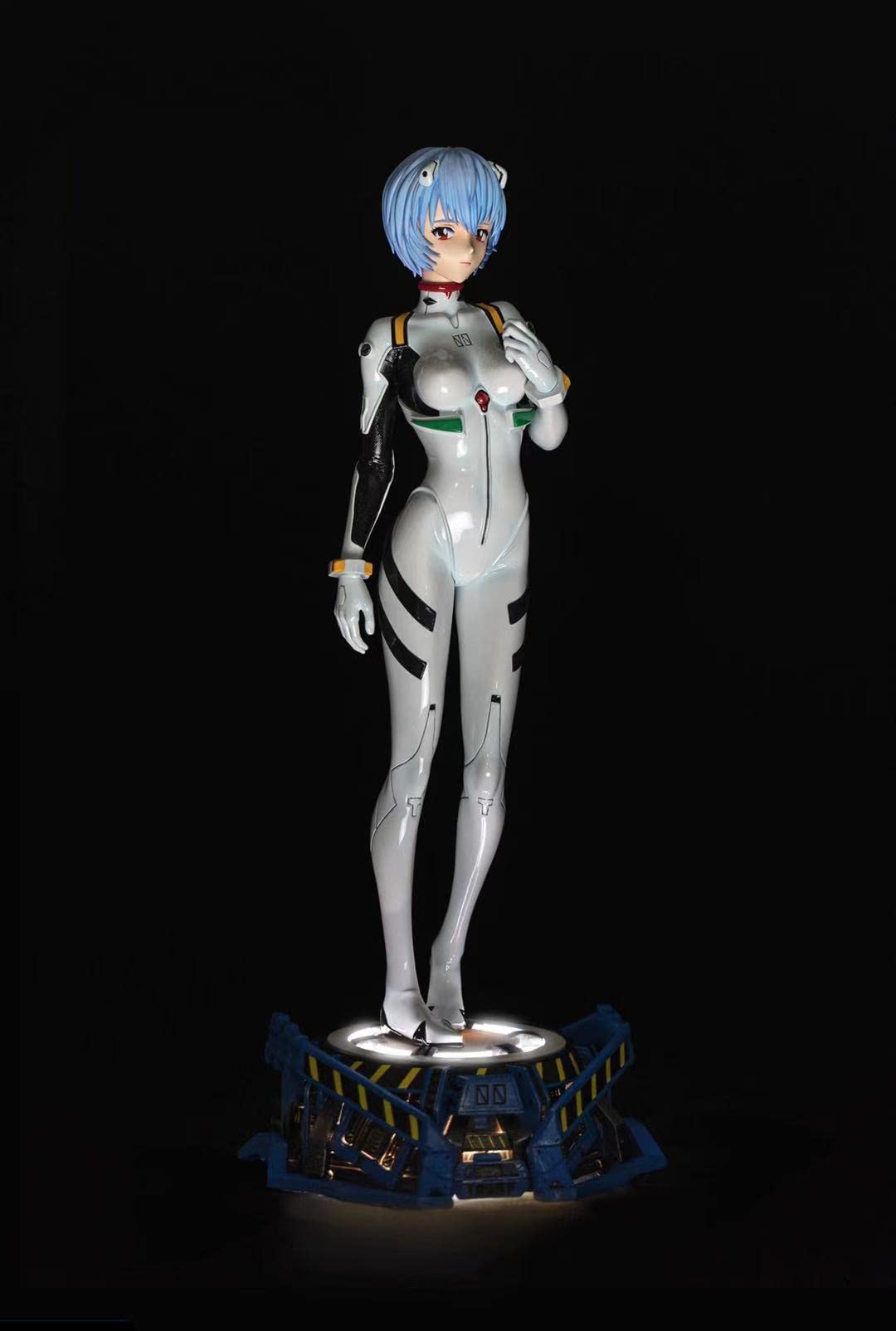 Amazon.co.jp: 綾波レイ あやなみレイ フィギュア 1/4スケール 塗装