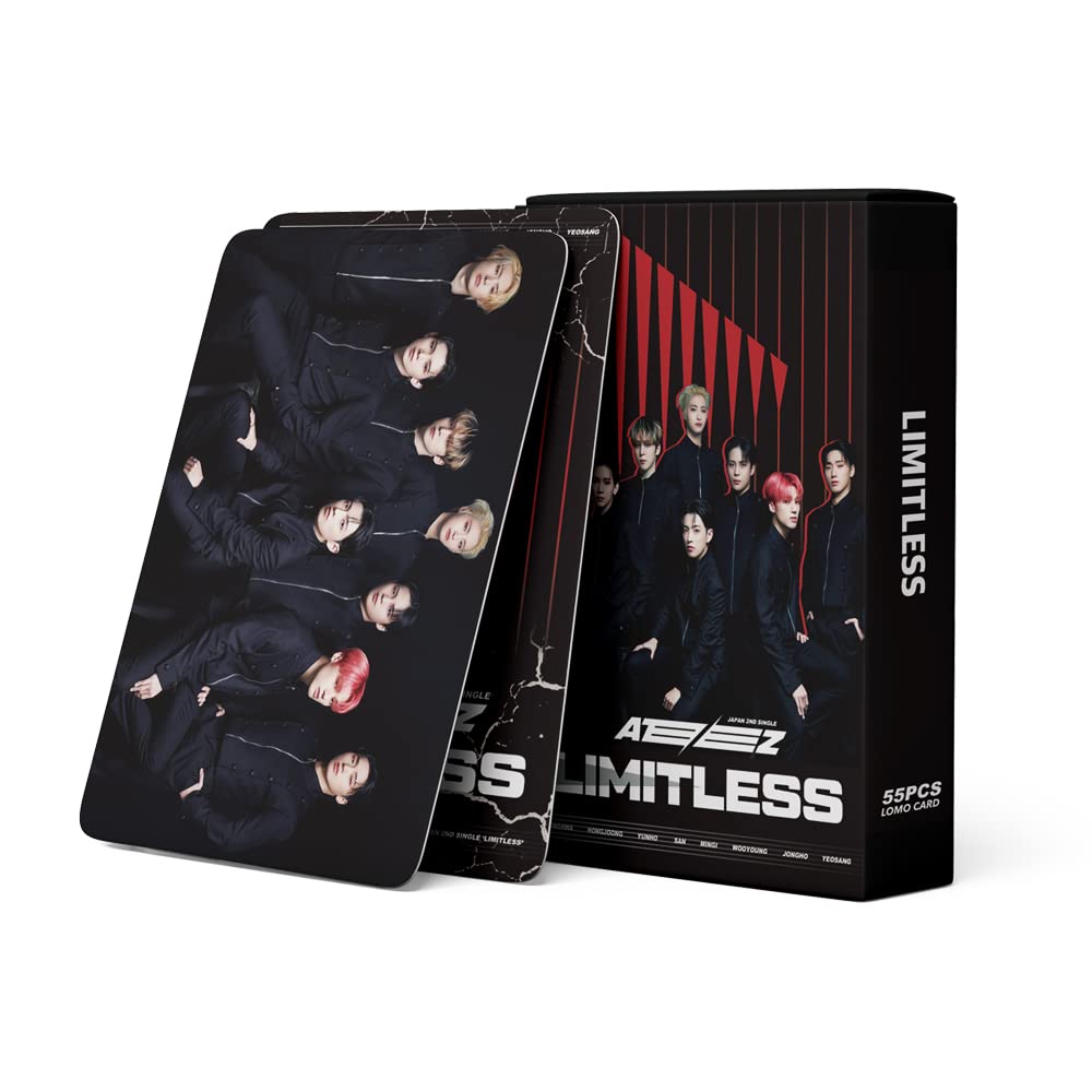 SAMSHINE Kpop Ateez 2023 Ateez 2ND JAPAN ALBUM LIMITLESS CARDS