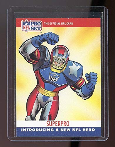 1990 Pro Set #NNO SuperPro Introducing a New NFL Hero Insert Card