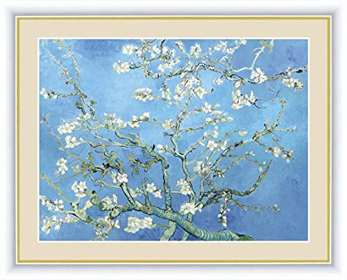 Amazon.co.jp: 【F6】 世界の名画額 花咲くアーモンドの木の枝 ゴッホ