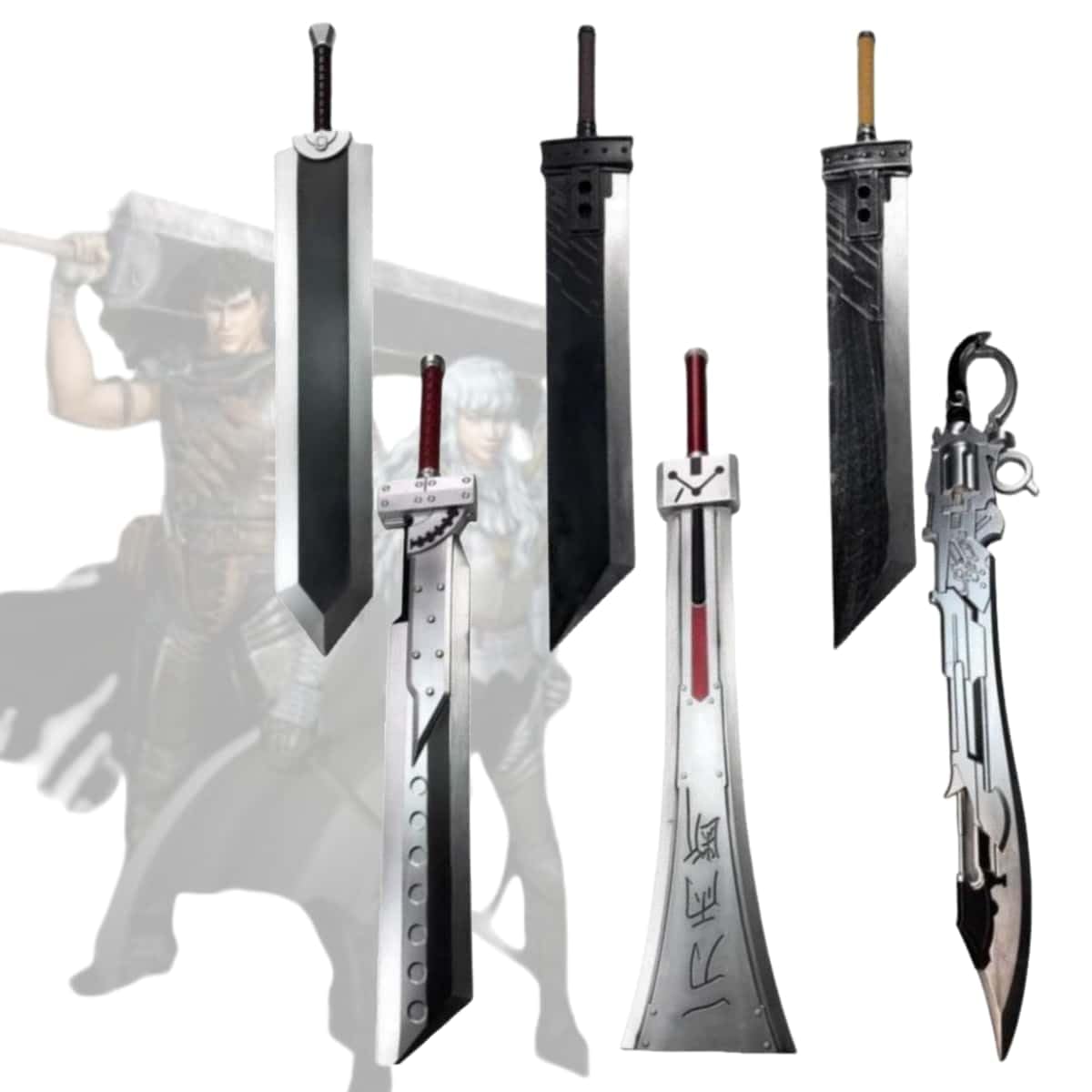 Amazon.co.jp: ベルセルク ガッツ コスプレ道具 ドラゴン殺し 黒い剣士