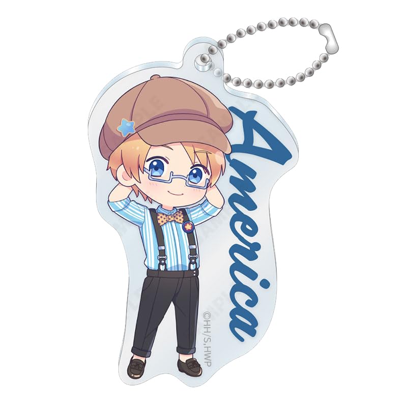 Amazon.co.jp: ヘタリア World Stars アクリルキーホルダー 4.アメリカ