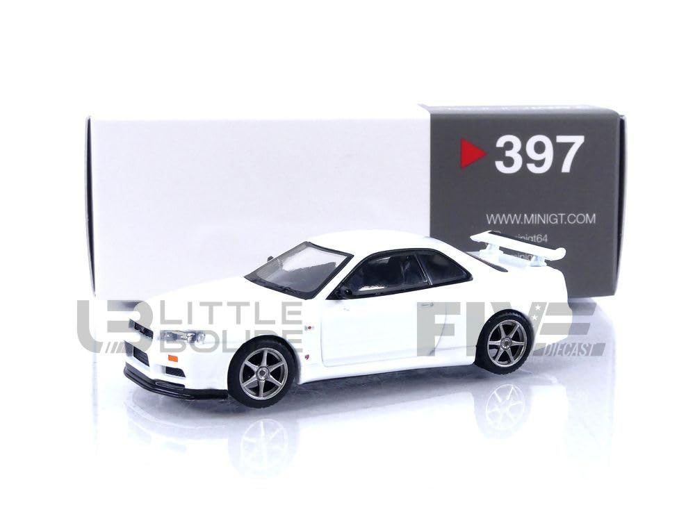 Amazon | MINI GT 1/64 ニッサン スカイライン GT-R R34 Vスペック N1