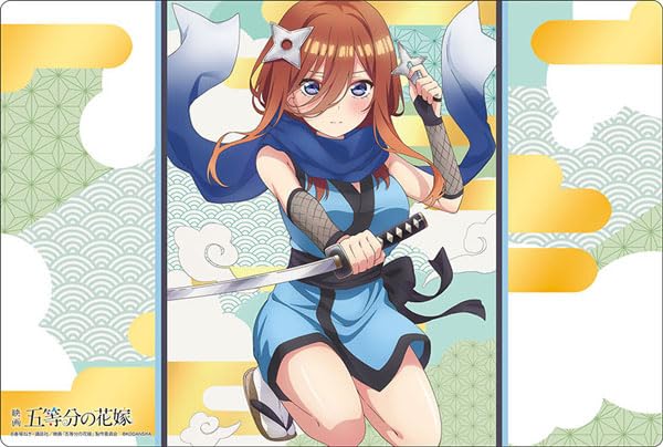 α1 五等分の花嫁 浴衣&うちわ&花火 中野三玖 スリーブ&プレイマット α1