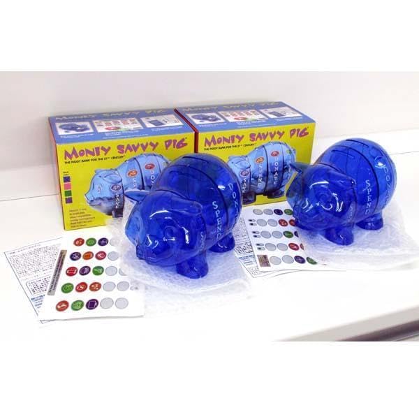 Amazon.co.jp: Money savvy pig 豚の貯金箱 ピギーちゃん 2個 : おもちゃ