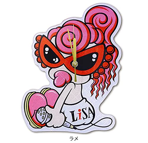Amazon.co.jp: 100個Hystericmini LiSA MiNI Wall Clock ラメ入り