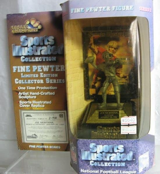 Amazon.co.jp: ジョーモンタナJOE MONTANA ピューターフィギュア