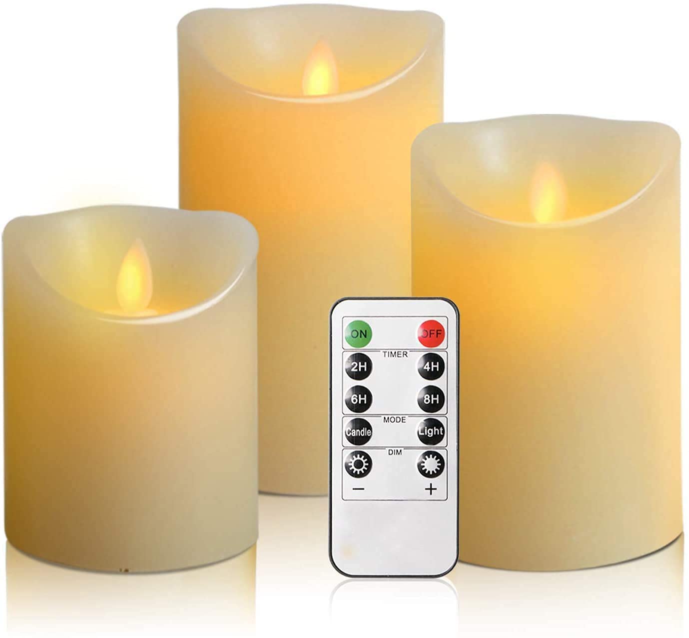 Amazon.co.jp : AnnTec LEDキャンドルライト ロウソク 本物の炎のよう