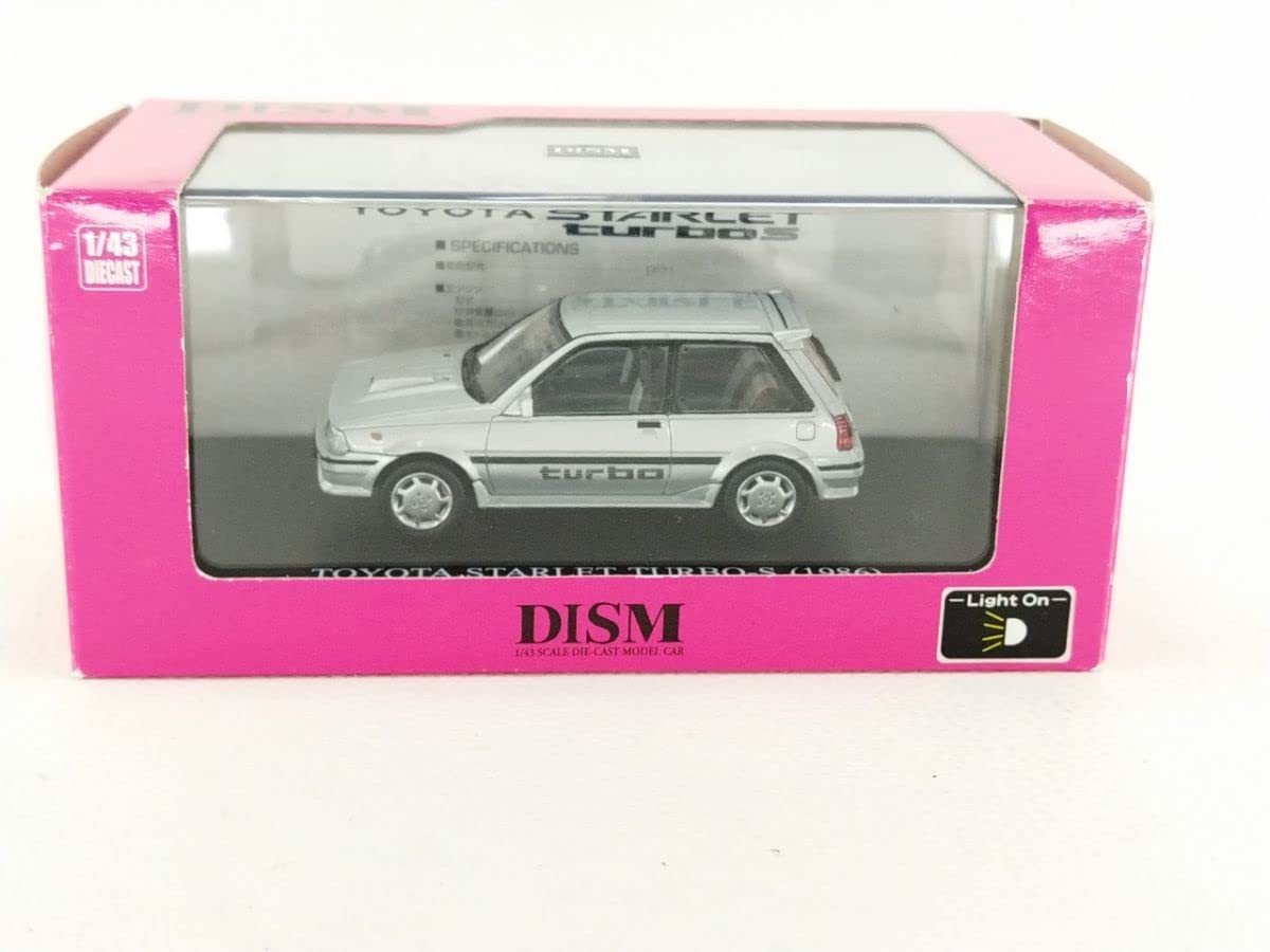 Amazon | DISM 1/43 トヨタ スターレット ターボS EP71 1986 シルバー