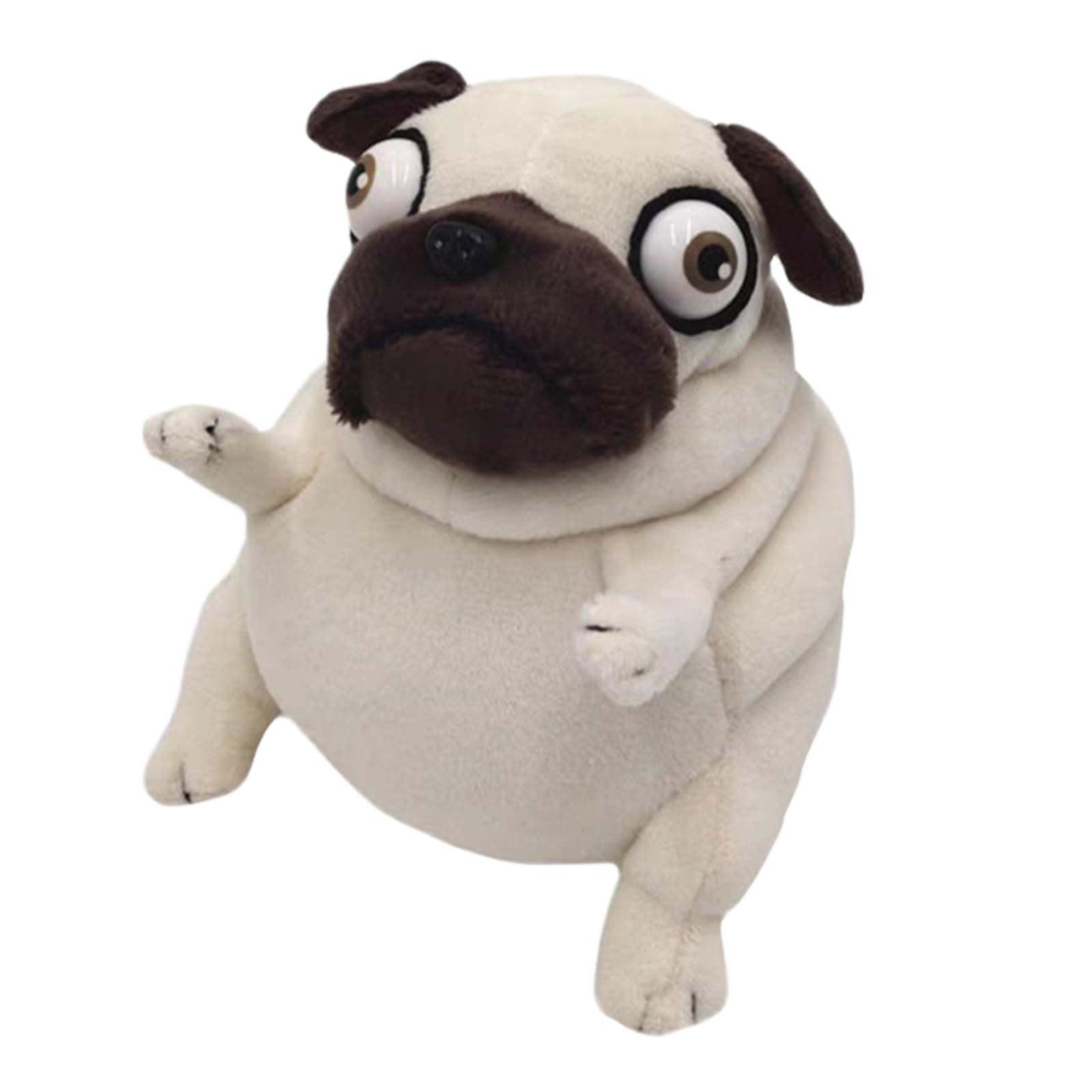 Amazon.co.jp: PASHMAIRE パグ犬のぬいぐるみ、6インチ 面白くて