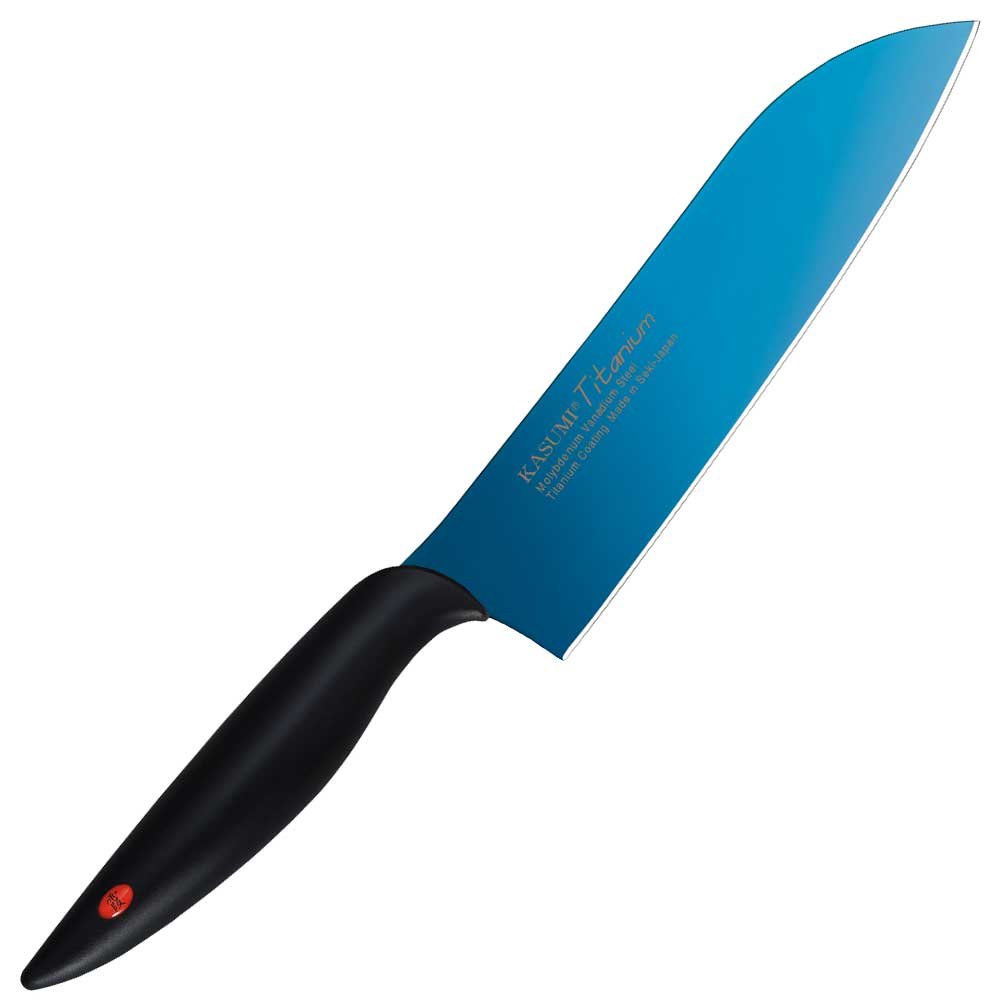 Amazon｜スミカマ 霞 KASUMI 包丁 チタンコーティング 三徳包丁 18cm