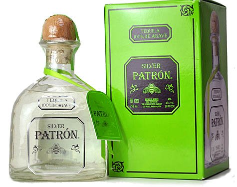 Amazon.co.jp: テキーラ パトロン シルバー 並行輸入品 750ml 1本