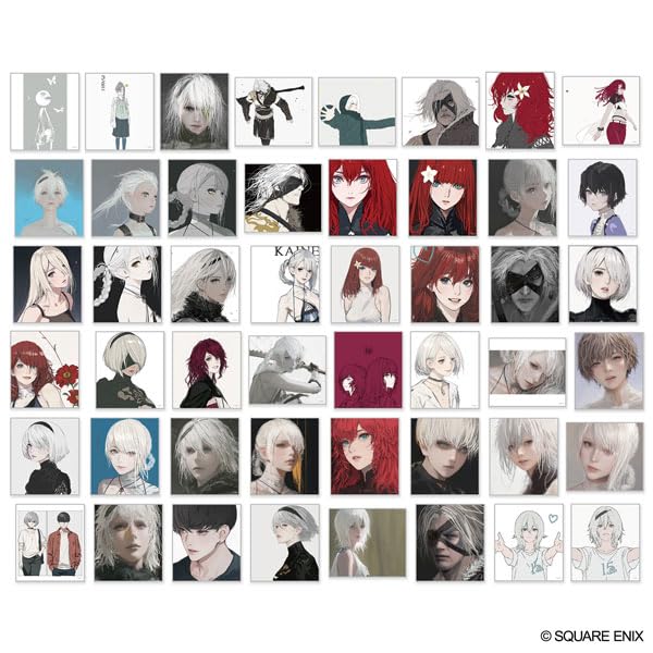 Amazon.co.jp: NieR Series ミニ色紙コレクション illustration by D.K