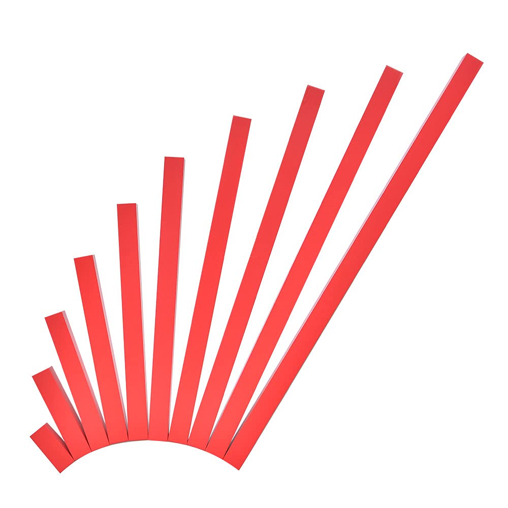 Amazon.com: Kghios Montessori Long Red Rods Montessori Sensorial