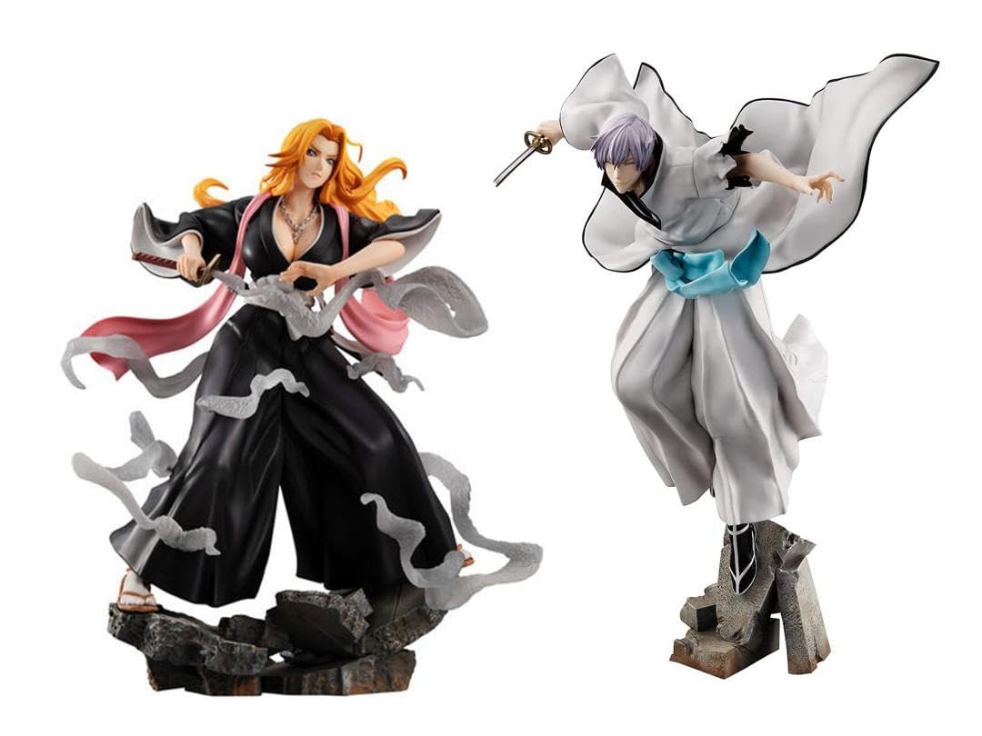 Amazon.co.jp: BLEACH 松本乱菊 市丸ギン フィギュア セット : おもちゃ