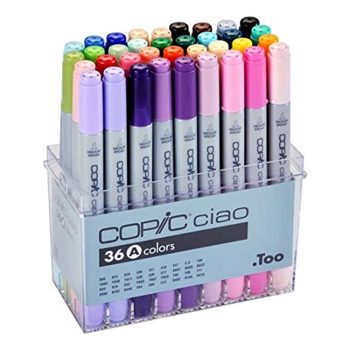 Amazon | Copic Ciao Marker Set 36A Color by Copic | アートマーカー