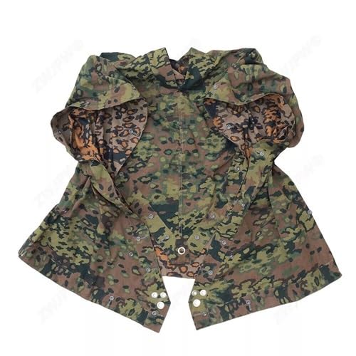 Amazon.co.jp: ドイツ軍 SS迷彩ポンチョ, オークリーフA迷彩柄