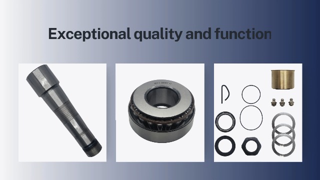 ZTech King Pin Repair Kit Replacement for Volvo VNL / Volvo D13