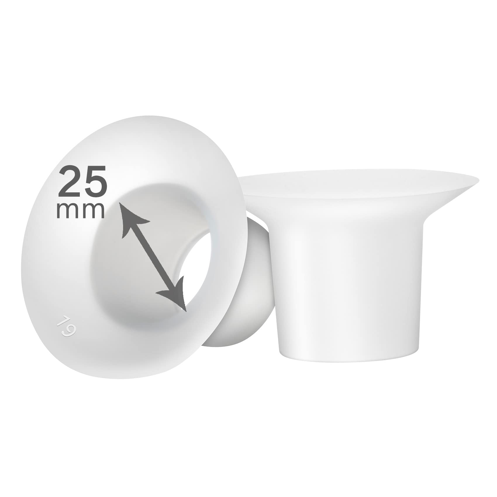 LOZAEVE 25mm Silicone Flange Inserts Compatible with for Spectra