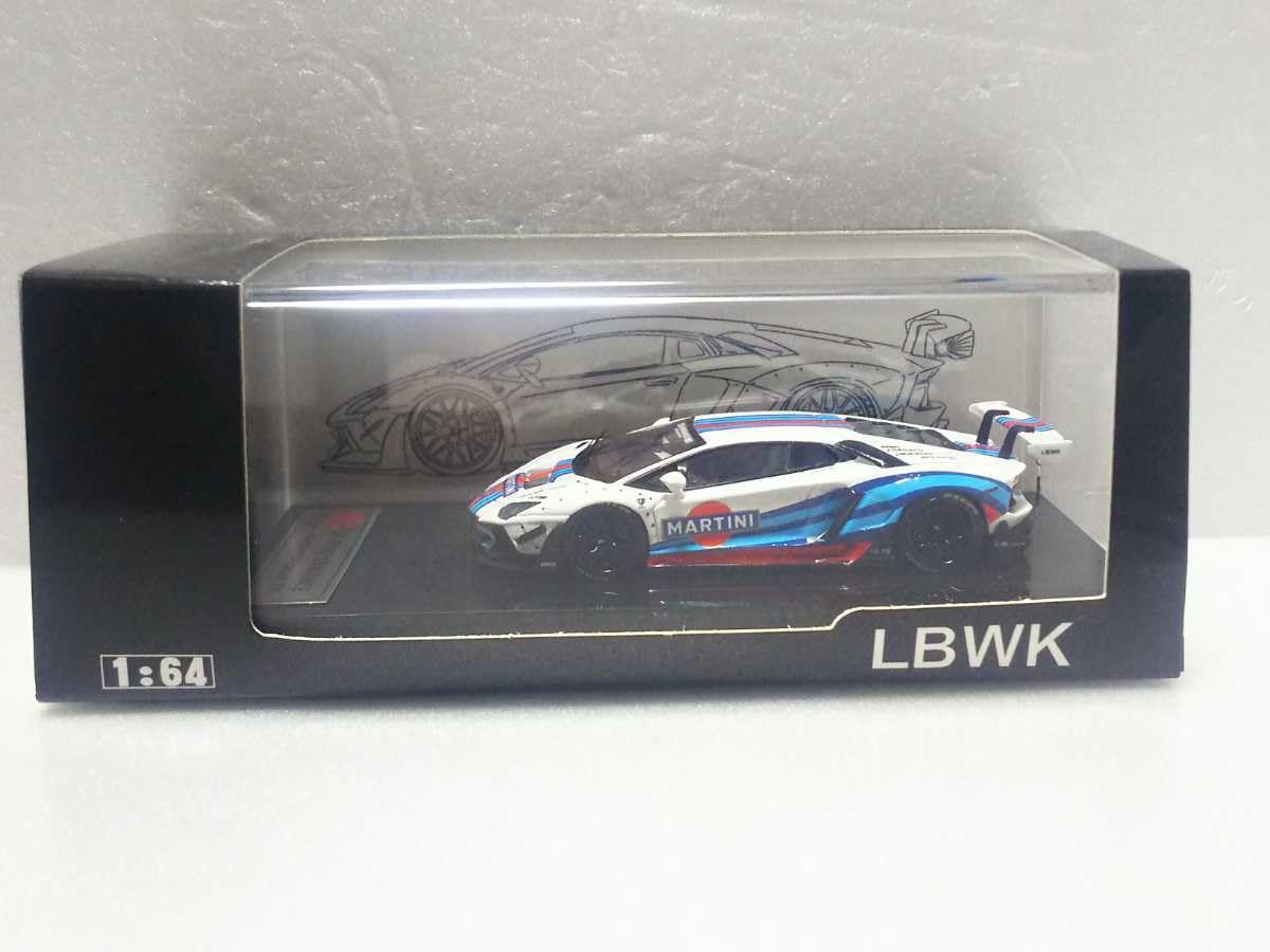 Amazon.co.jp: LBWK 1/64 LB WORKS Lamborghini Aventador 2.0 Martini