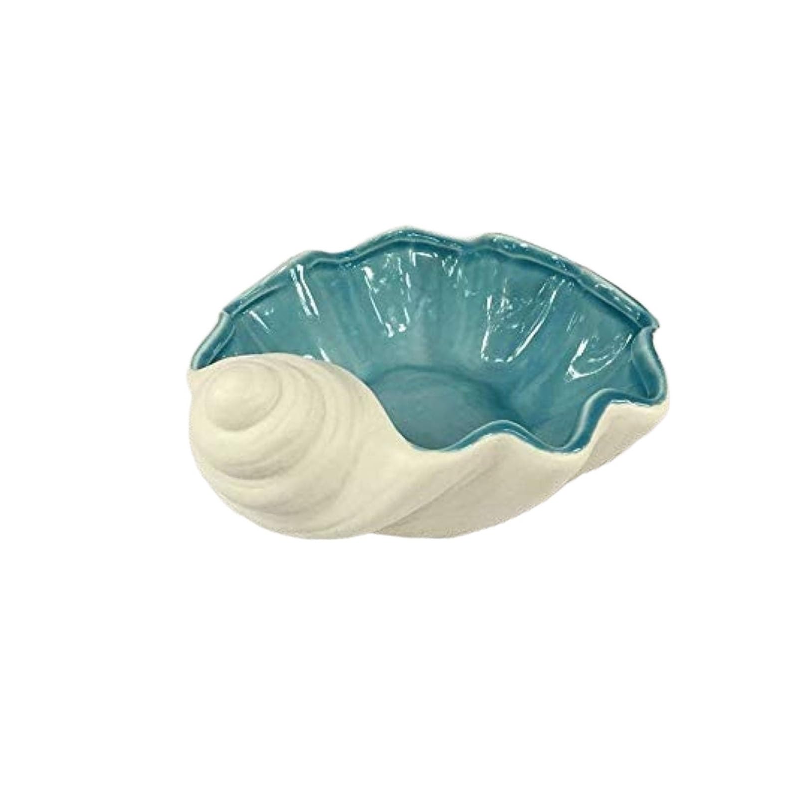 Amazon.com: SPXTOM Ceramic Seashell Shaped Ashtray, Multiuse