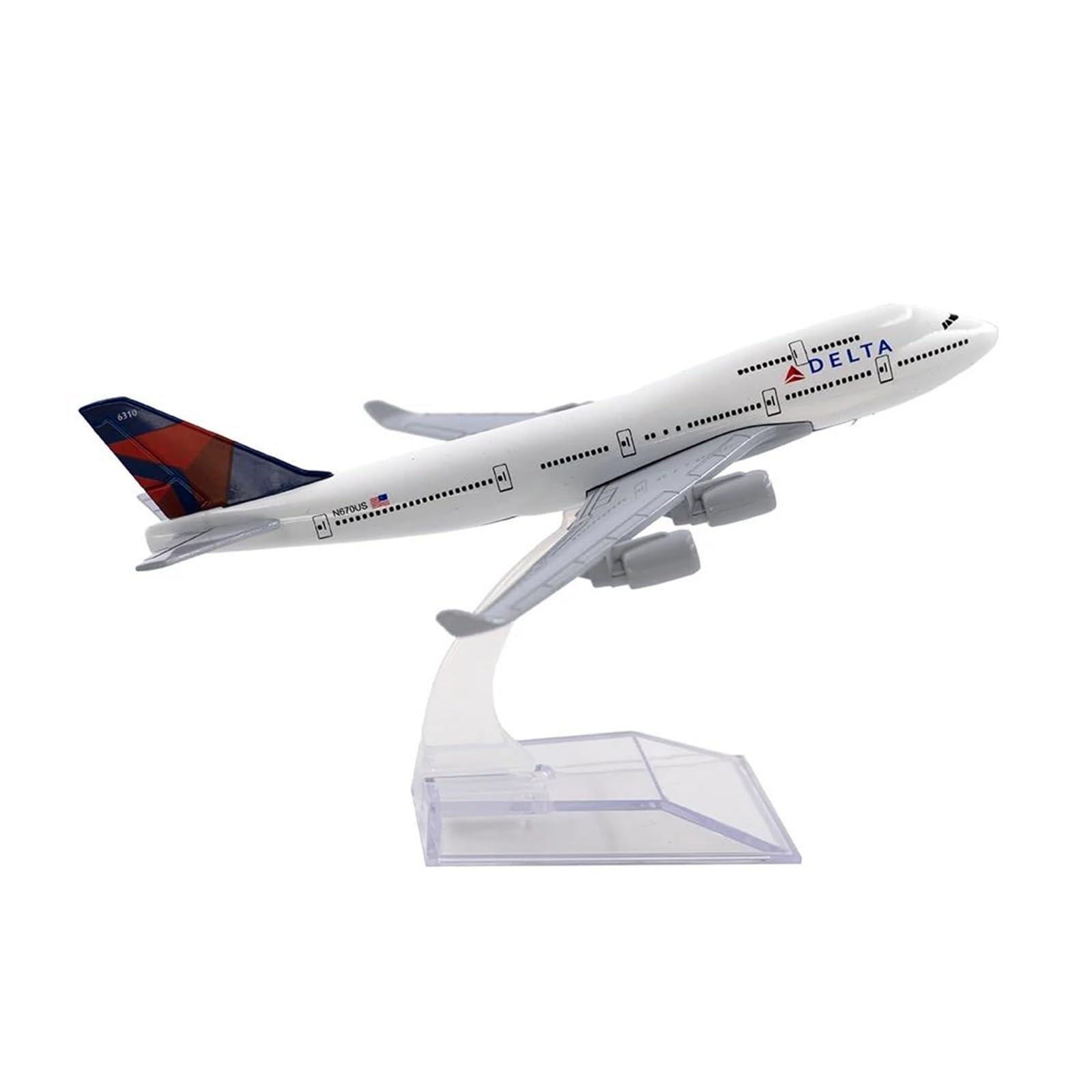 Amazon.co.jp: 航空機 1/400 スケール合金航空機ボーイング 747 デルタ