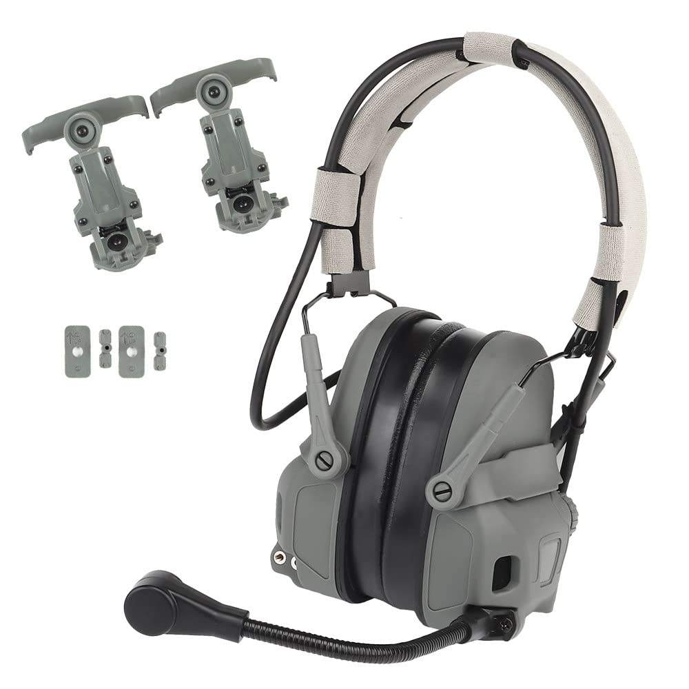 Amazon.co.jp: タクティカル ミリタリー ヘッドセット AMP,FCS AMP