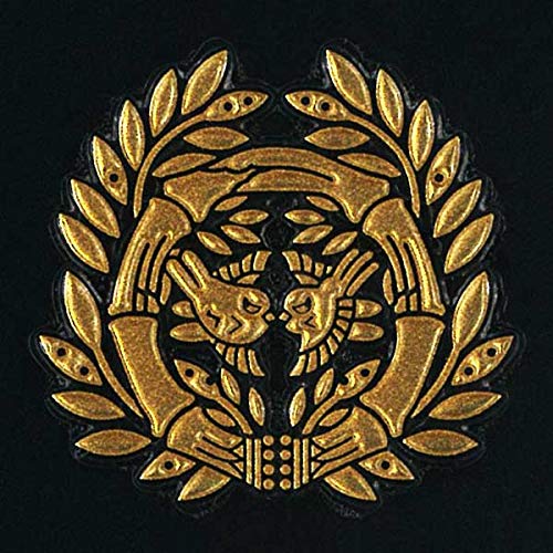 Amazon.co.jp: 戦国武将 家紋 蒔絵シール 「伊達政宗 竹に雀 金
