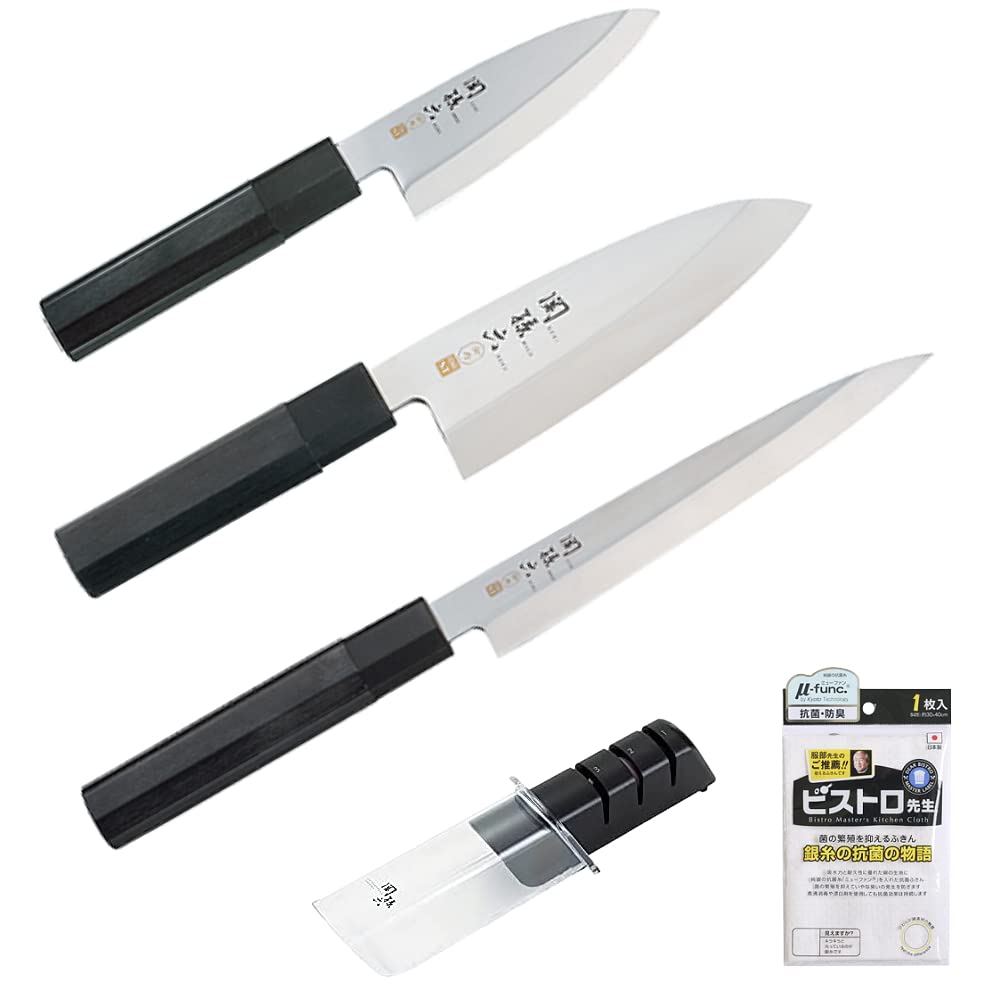 Amazon | 貝印 関孫六 金寿 ST 和包丁セット 105mm+出刃包丁 150mm+