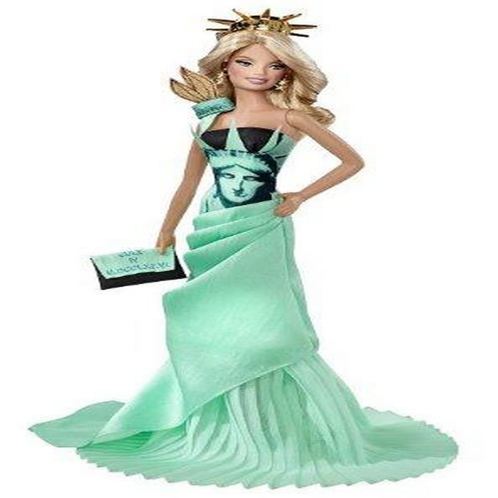Amazon.com: Barbie Collector Dolls of the World Statue of Liberty