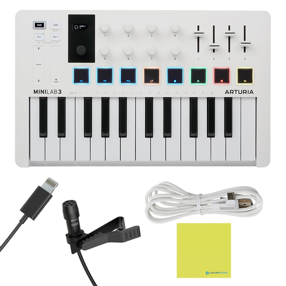Amazon.com: Arturia MiniLab 3 MIDI Keyboard Controller, Lavalier